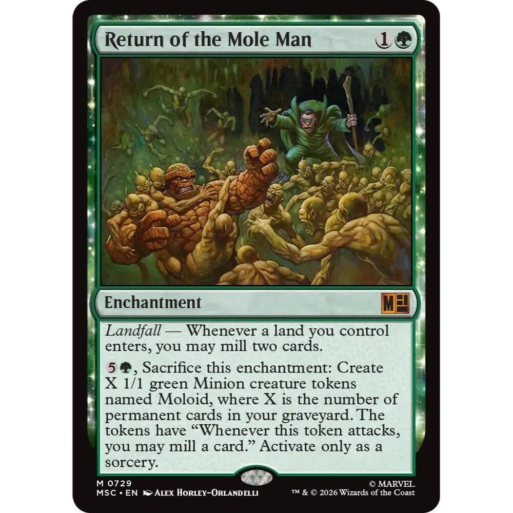 Return of the Mole Man | MSC | 729 | NM/Mythic | 080-MTG-A
